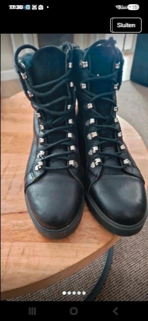 Bullboxer zwarte laarsjes maat 39 - als nieuw, Kleding | Dames, Zwart, Lage of Enkellaarzen, Ophalen of Verzenden, Zo goed als nieuw