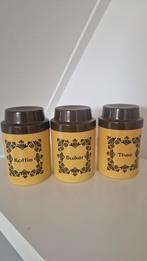 Vintage Koffie, Suiker, Theeset - Kunststof, Huis en Inrichting, Keuken | Keukenbenodigdheden, Ophalen of Verzenden, Zo goed als nieuw