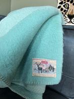 Vintage AaBee Scheerwollen Deken - Blauw, Ophalen, Gebruikt