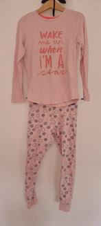 Hema pyjama maat 122 128, Nacht- of Onderkleding, Meisje, Ophalen of Verzenden, Zo goed als nieuw