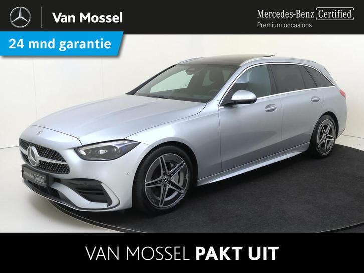 Mercedes-Benz C-klasse Estate 180 AMG Line Panoramadak / Pri, Auto's, Mercedes-Benz, Bedrijf, Te koop, C-Klasse, 360° camera, ABS