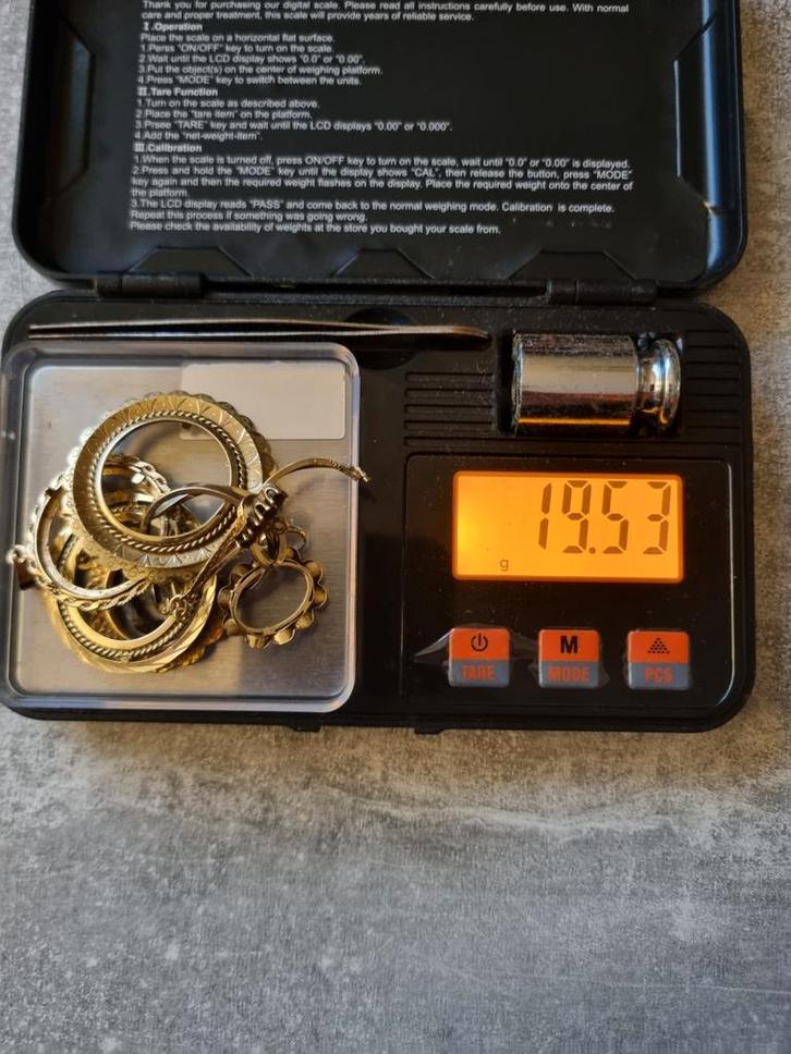 Gouden sieraden - 19.53 gram, Sieraden, Tassen en Uiterlijk, Kettingen, Gebruikt, Goud, Goud, Ophalen of Verzenden