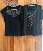 Dames zwart feestelijke shirt zwart L c&a, Kleding | Dames, T-shirts, Verzenden, Zwart, Maat 42/44 (L), Zo goed als nieuw