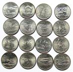 **  16 X STATE QUARTER USA  -  Diverse jaren en Staten **, Verzenden, Noord-Amerika, Setje