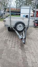 Opknap plateauwagen aanhanger met kenteken, Ophalen, Zo goed als nieuw