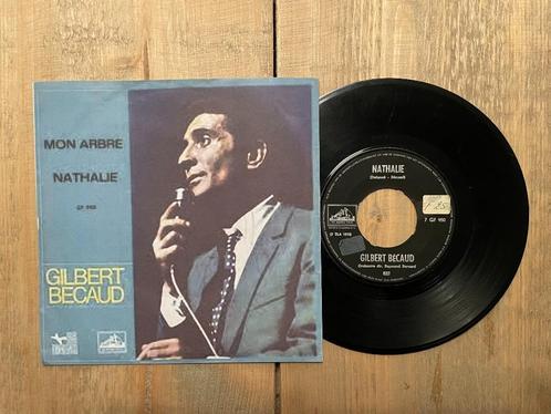 VINYL SINGLE F Gilbert Bécaud - Nathalie, Cd's en Dvd's, Vinyl Singles, Gebruikt, Single, Wereldmuziek, 7 inch, Ophalen of Verzenden
