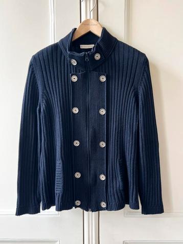 Witteveen vest katoen/acryl donkerblauw, maat XL/42 beschikbaar voor biedingen