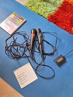 Singstar voor play-station 2 met benodigde attributen, Spelcomputers en Games, Games | Sony PlayStation 2, Ophalen, Muziek, Gebruikt