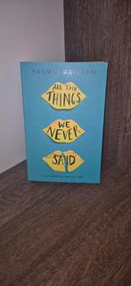 All The Things We Never Said - Yasmin Rahman, Ophalen of Verzenden, Zo goed als nieuw, Yasmin Rahman