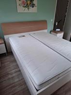 Vroomshoop bed ombouw 160 x 200 wit/2 lattenbodems Eastborn, Huis en Inrichting, Slaapkamer | Bedden, Ophalen, Wit, Tweepersoons