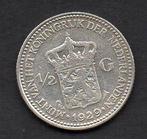 Zilveren ½ Gulden 1929 Koningin Wilhelmina (47), Postzegels en Munten, Munten | Nederland, ½ gulden, Zilver, Ophalen of Verzenden