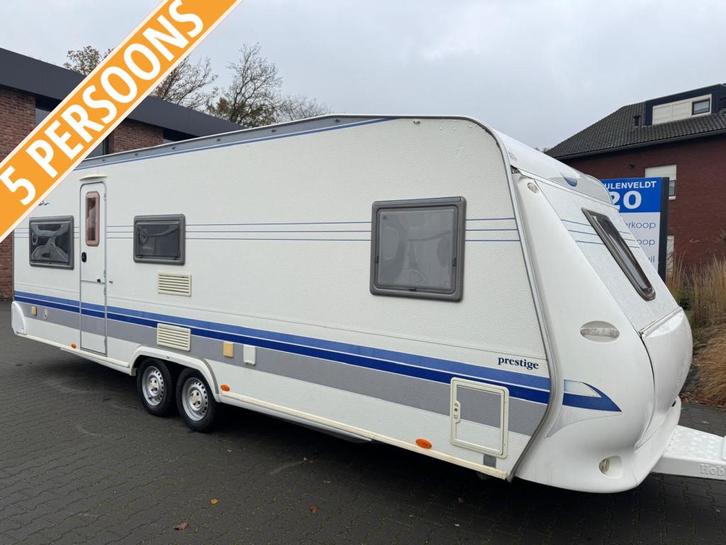 Hobby Prestige 650 UMFE, Caravans en Kamperen, Caravans, Bedrijf, tot en met 5, 1500 - 2000 kg, Rondzit, Hobby, Overige typen