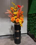 Kunstbloemen handgemaakt in vaas alle soorten kleuren, Ophalen of Verzenden, Nieuw