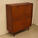 Vintage teak secretaire, Ophalen, Gebruikt, Onbekend, Onbekend