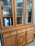 Buffet kast onbehandeld Teakhout, Huis en Inrichting, Kasten | Buffetkasten, Ophalen, 200 cm of meer, Teakhout, Zo goed als nieuw