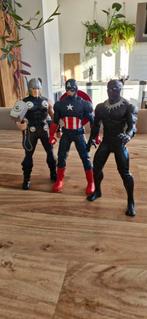 Marvel Speelfiguren: Captain America, Black Panther, Thor, Ophalen, Zo goed als nieuw