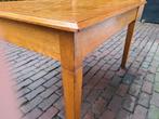 Eikenhouten Tafel met Intarsia Blad, Huis en Inrichting, Tafels | Sidetables, Ophalen, Gebruikt, 100 tot 150 cm, 75 cm of meer
