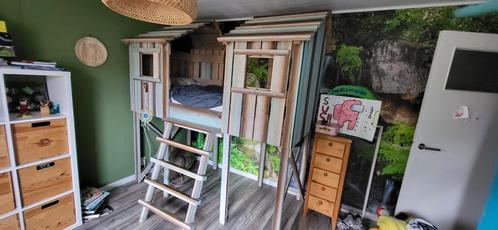 Boomhut Bed / Huisjesbed Hoogslaper, Kinderen en Baby's, Kinderkamer | Stapelbedden en Hoogslapers, Gebruikt, Hoogslaper, Ophalen