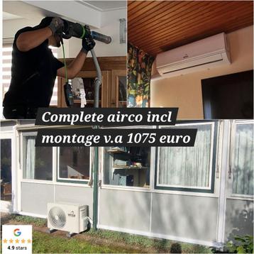 Split Airco inclusief montage