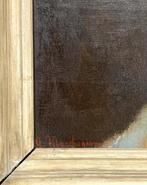 60. Olieverfschilderij A. Marchegiani, portret, 1956, Rome, Ophalen of Verzenden