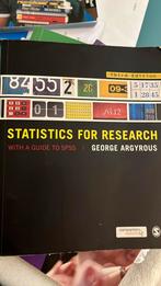 Statistics For Research, Ophalen of Verzenden, Zo goed als nieuw