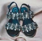 ✨️SALE‼️ BLINK Zwarte Sandalen met Zilver - Maat 36✨️✨️, Kleding | Dames, Schoenen, Zwart, BLINK, Zo goed als nieuw, Sandalen of Muiltjes