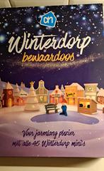 Bewaardoos met AH mini huisjes., Verzamelen, Albert Heijn, Ophalen of Verzenden