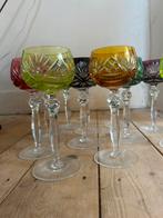 11 delig kristallen wijnglazen waarschijnlijk uit Duitsland., Antiek en Kunst, Antiek | Glas en Kristal, Ophalen of Verzenden