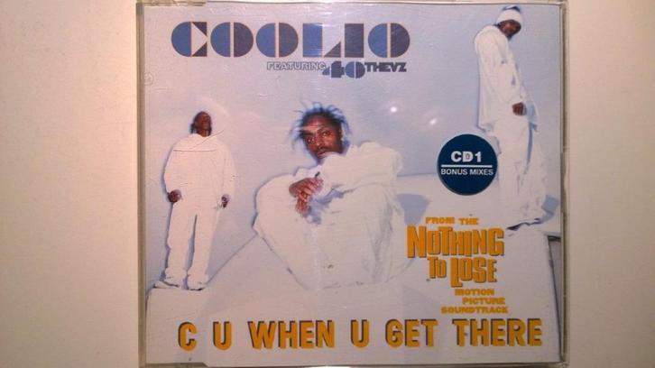 Coolio Featuring 40 Thevz - C U When U Get There, Cd's en Dvd's, Cd Singles, Zo goed als nieuw, Hiphop en Rap, 1 single, Maxi-single