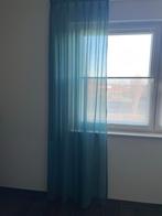 In between groen/blauwe gordijnen, Huis en Inrichting, 100 tot 150 cm, Ophalen of Verzenden, Zo goed als nieuw, 200 cm of meer