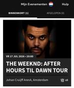 3 kaartjes The Weeknd, Drie personen of meer, Juli