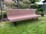 Tuinbank met gietijzeren poten, Tuin en Terras, Tuinbanken, Ophalen, Zo goed als nieuw, Hout