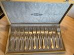 Gero Zilver Gebaksvorkjes - 12 stuks in Doos, Antiek en Kunst, Antiek | Bestek, Ophalen of Verzenden