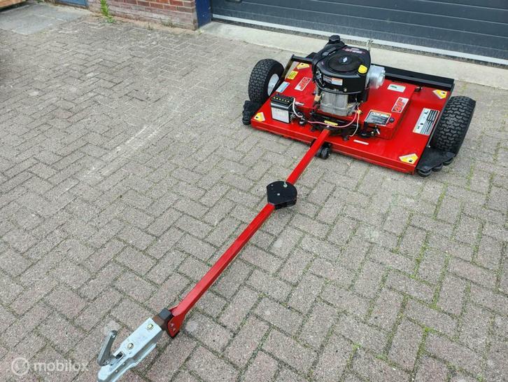 Getrokken gazon maaier bloter, Tuin en Terras, Zitmaaiers, Zo goed als nieuw, Ophalen