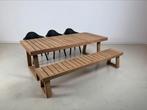 Iroko tuintafel , tuintafel, Ophalen of Verzenden, Zo goed als nieuw