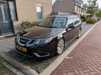 Saab 9-3 2.8 Turbo V6 Sport Estate AUT 2008 Zwart, Auto's, Saab, Beige, Zwart, Leder, Stationwagon