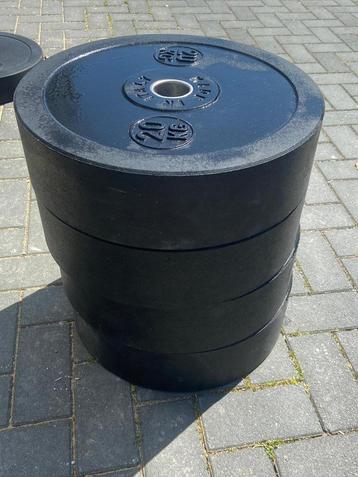 140KG 50mm high temp bumperplates beschikbaar voor biedingen
