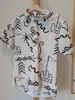 Hip overhemd in wit/zwart van Zara!, Ophalen of Verzenden, Gebruikt, Jongen, Overhemd of Blouse