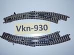 Vk-930 N Spoor Gebogen Wissels 9174/75 Fleischmann Piccolo, Gebruikt, Gelijkstroom, Fleischmann, Rails
