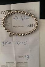 Zilveren kralenarmband zilver, Ophalen of Verzenden, Zo goed als nieuw, Zilver