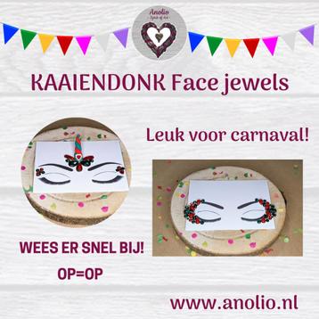 Kaaiendonk face jewels en glittergel