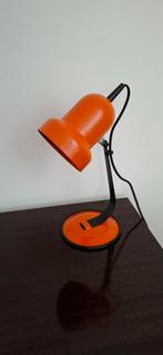 Vintage leuke tafellamp staal - jaren '70 igs, Gebruikt, Vintage, Ophalen of Verzenden, Metaal