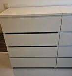 Lade kast Ikea 2x Malm wit, Ophalen, Gebruikt, 100 tot 150 cm, 50 tot 100 cm