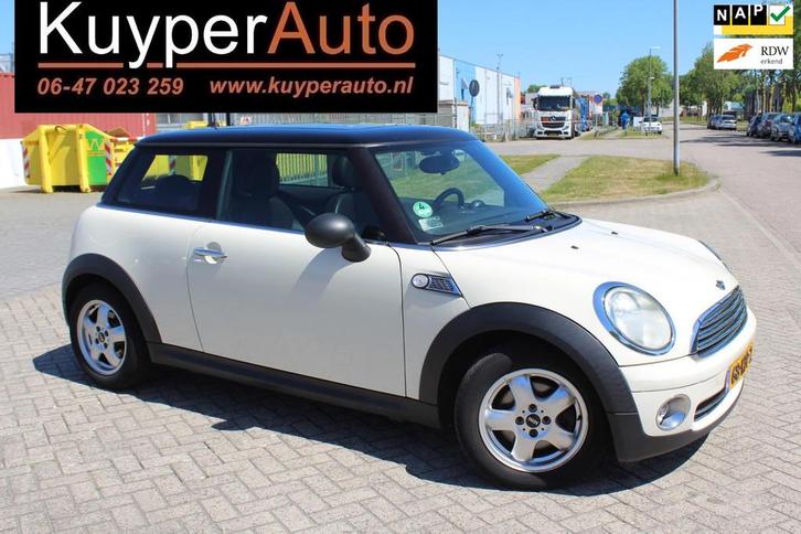 Mini Mini 1.4 One Anniversary MK II 1E EIG PANO AIRCO LEDER, Auto's, Mini, Bedrijf, Te koop, One, ABS, Airbags, Airconditioning