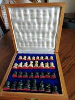 Schaakspel in houten doos, Ophalen