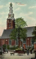 Vlissingen St. Jacobskerk - hondenkar - 1909 gelopen, Verzamelen, Ansichtkaarten | Nederland, Verzenden, Voor 1920, Gelopen, Zeeland