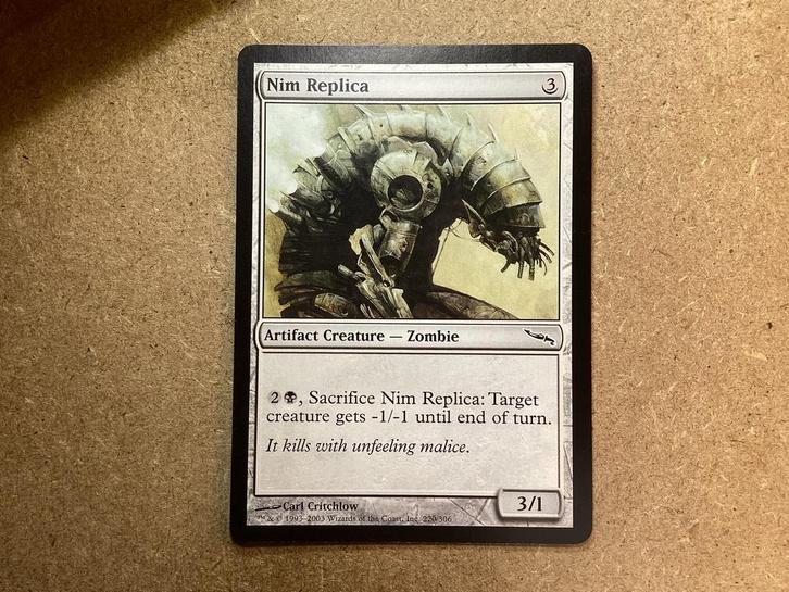 1x Nim Replica [220/306] (Near Mint), Hobby en Vrije tijd, Verzamelkaartspellen | Magic the Gathering, Zo goed als nieuw, Losse kaart