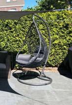 Hangstoel Wicker Zwart, Tuin en Terras, Tuinstoelen, Ophalen of Verzenden, Zo goed als nieuw, Wicker