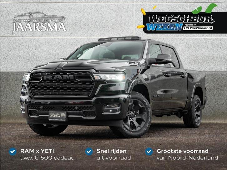 Dodge Ram 1500 3.0L SST 420pk Big Horn Night CrewCab 4x4 |Pr, Auto's, Dodge, Bedrijf, Te koop, RAM 1500, Metallic lak, LPG, SUV of Terreinwagen