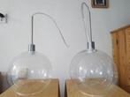 2 x ikea JAKOBSBYN helder glas, Huis en Inrichting, Lampen | Hanglampen, Ophalen, Zo goed als nieuw, Glas, Minder dan 50 cm